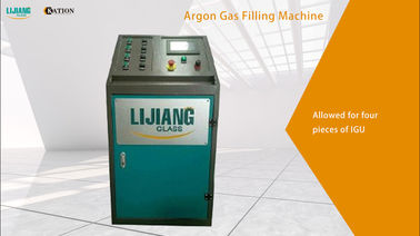 Chaîne de production en verre isolante machine de remplissage manuelle de gaz d'argon