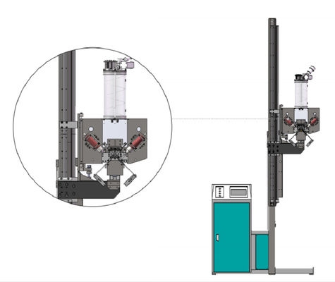 Machine de remplissage automatique de tamis moléculaire pour le double traitement en verre