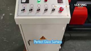 Machine de sablage de verre automatique horizontale