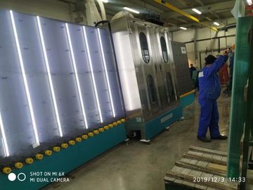 Alliage d'aluminium 25mm 12m/Min Vertical Glass Washing Machine