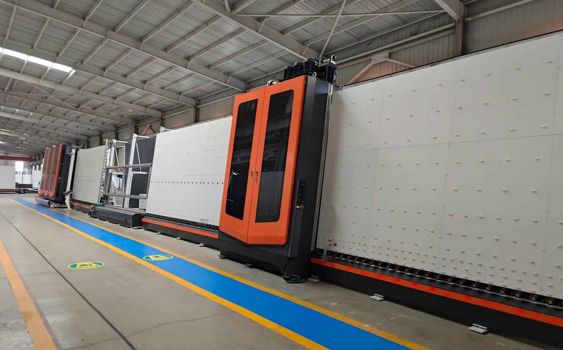 Chaîne de production en verre isolante de double vitrage taille enorme 3300*7000mm