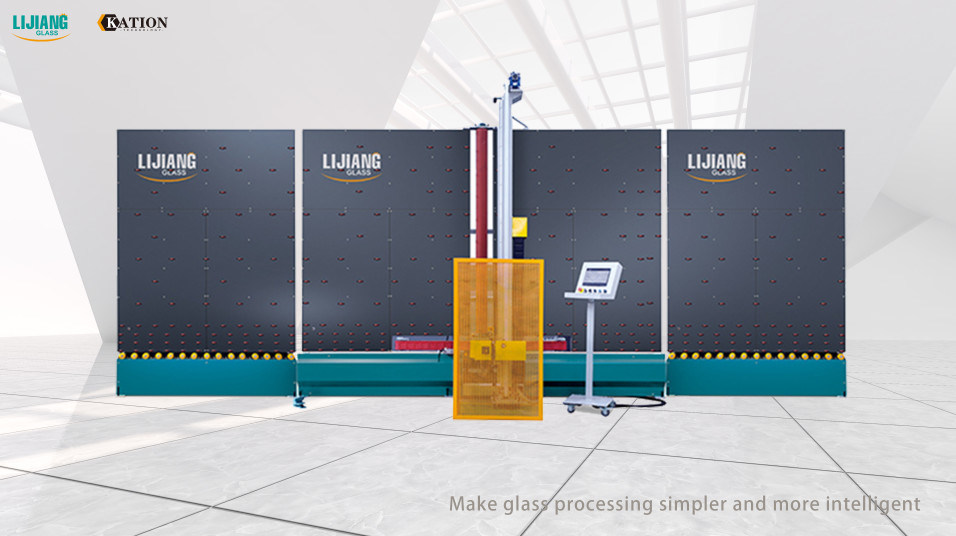 Machine affûteuse en verre verticale automatique avec du CE pour la production en verre isolante