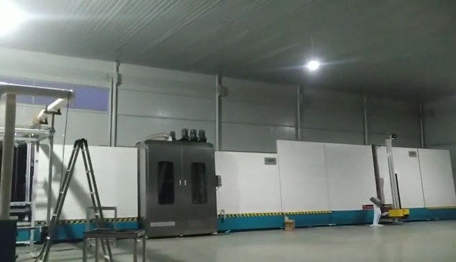 chaîne de production en verre isolante de machine à laver verticale en verre 6m/min double vitrage