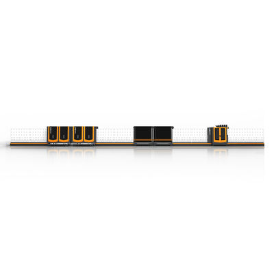 Chaîne de production en verre isolante de double vitrage taille enorme 3300*7000mm