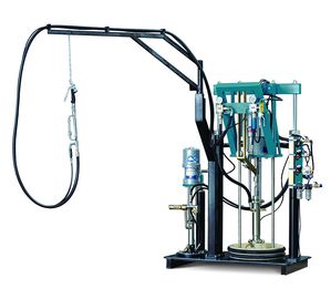 Machine manuelle de cachetage de mastic de deux composants pour le double vitrage en verre isolé