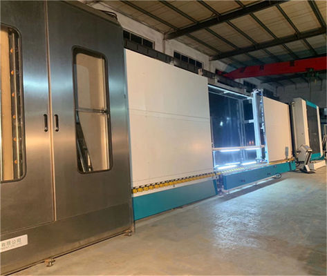 chaîne de production en verre isolante de verticale de 280x450mm pour le double traitement en verre